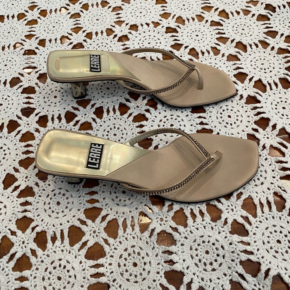 Lerre Sandals embellished with Swarovski Crystals  size 40 - Picture 3 of 8
